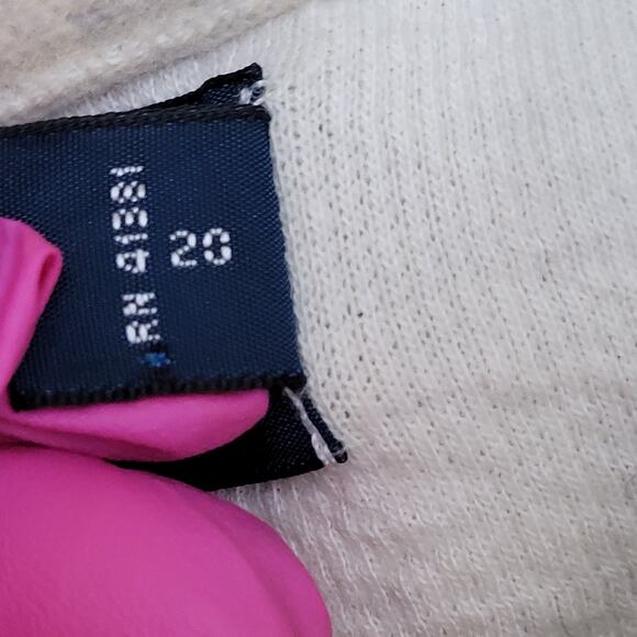 Ralph-Lauren Collared 1/4-Zip Sweater 2XL 26x24 Crop - Picture 9 of 14